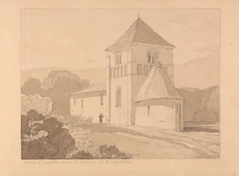Kirche von Yainville, nahe Saint Georges de Bocherville, Normandie