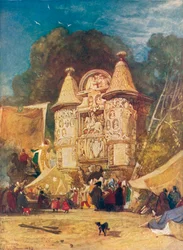 Tor der Abtei Aumale, Normandie, 1832