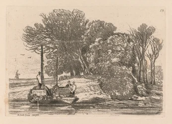 Liber Studiorum: Platte 19, Postwick Grove, Norfolk, 1838
