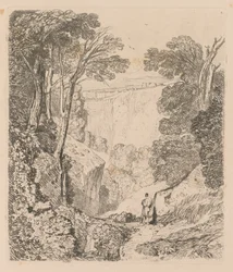 Liber Studiorum: Platte 2, Ansicht von Clifton, 1838