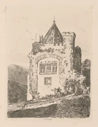 Liber Studiorum: Platte 37, Eine Studie, 1838