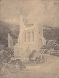 Westfassade der Byland Abbey, Yorkshire