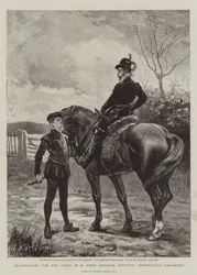 Illustration der neuen Geschichte von H. Rider Haggard, mit dem Titel Montezuma