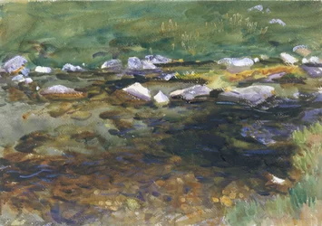 Bach und Wiese, ca. 1907