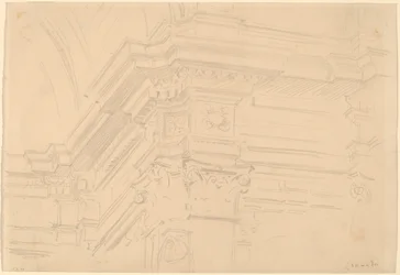 Capilla Real Entablature, Granada, 1912