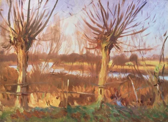 Landschaft mit Bäumen, Calcot-on-the-Thames