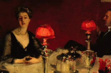 Le Verre de porto (Detail von Albert und Edith Vickers)