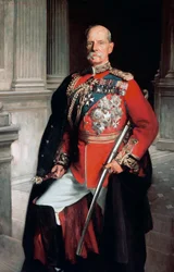 Porträt von Frederick Sleigh Roberts, erster Earl Roberts (1832-1914), britischer General