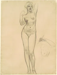 Studien von Aphrodite für "Aphrodite und Eros"