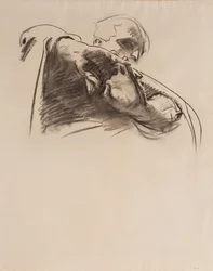 Studie für einen Engel in 