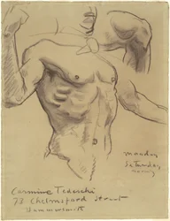 Studie der Auferstehung für Fünfzehn Geheimnisse des Rosenkranzes, 1903-1916