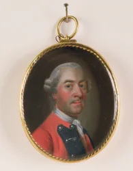 Miniaturporträt von Sir John St. Clair