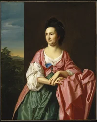 Mrs. Sylvester Gardiner, geborene Abigail Pickman, früher Mrs. William Eppes