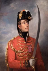 Porträt von Wilhelm II., König der Niederlande, als Prinz von Oranien