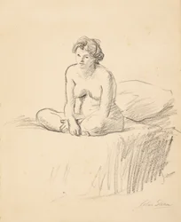 Sitzender Akt