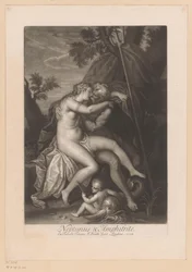 Neptun und Amphitrite küssend