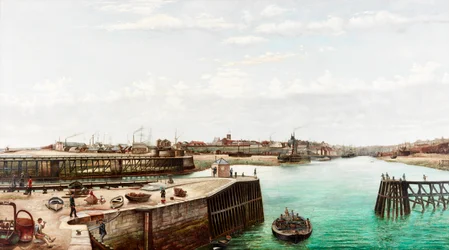 Hafen von Sunderland, 1883