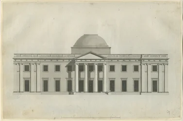 Chillington Hall: Feder- und Waschzeichnung, undatiert [1780er Jahre]