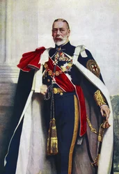 Porträt von Georg V., Souverän des Hosenbandordens