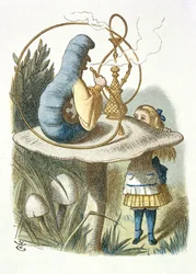 Alice trifft die blaue Raupe