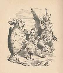 Die falsche Schildkröte, Alice und der Greif, 1889