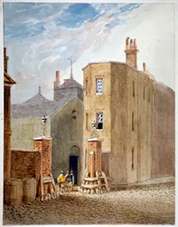 Eingang zur Thrale-Brauerei, später Berkeley Perkins