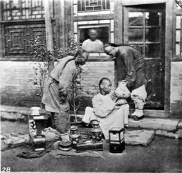 China, der Trödler oder der Kunstliebhaber, um 1870 (Foto)