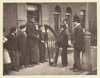 Italienische Straßenmusiker, 1881