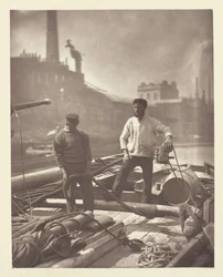 Arbeiter auf der stillen Autobahn, 1881