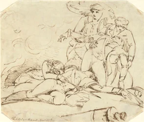 Tod von General Montgomery beim Angriff auf Quebec, 31. Dezember 1775