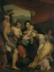 Madonna mit Kind und den Heiligen Hieronymus und Maria Magdalena