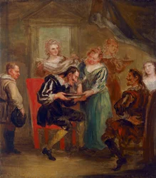 Don Quijote wäscht seinen Bart