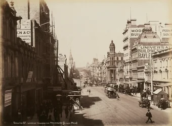 Collins Street, Melbourne, ca. 1880