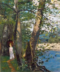 Die Platanen (Broad Ripple), ca. 1878