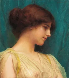 Studie eines Mädchenkopfes, 1899