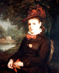 Porträt einer jungen Dame, ca. 1876