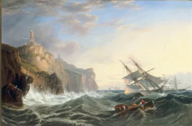 Schiffe vor dem Lizard