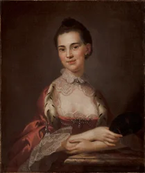Porträt von Anne Gibbes, Mrs. Edward Thomas, 1767