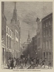 Malerische Skizzen von London, Lombard-Street