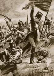 Der Vormarsch der Leichten Division bei der Alma, 29. September 1854