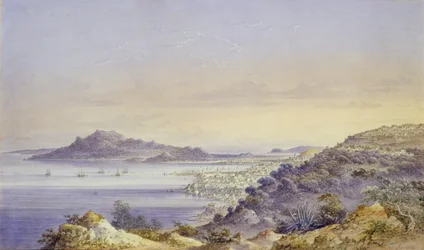 Die Stadt und der Hafen von Zante