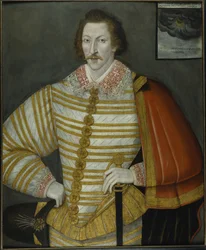 Porträt von Thomas Cavendish, der Weltumsegler