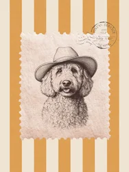 Cowboy Hund Porträt