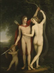 Venus, Adonis und Amor