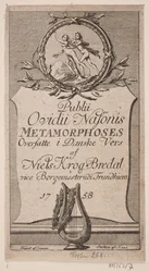 Titelblatt "Publii Ovidii Nasonis Metamorphoses"