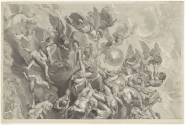 Sturz der Verdammten (obere Platte)