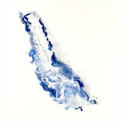 Indigo Flüssiger Fluss