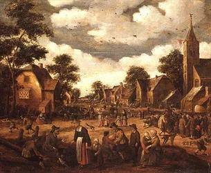 Dorfszene