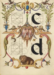 Anleitung zum Konstruieren der Buchstaben c und d