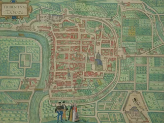 Karte von Trento, aus 